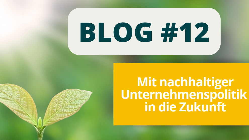 Blog #12 Mit nachhaltiger Unternehmenspolitik in die Zukunft