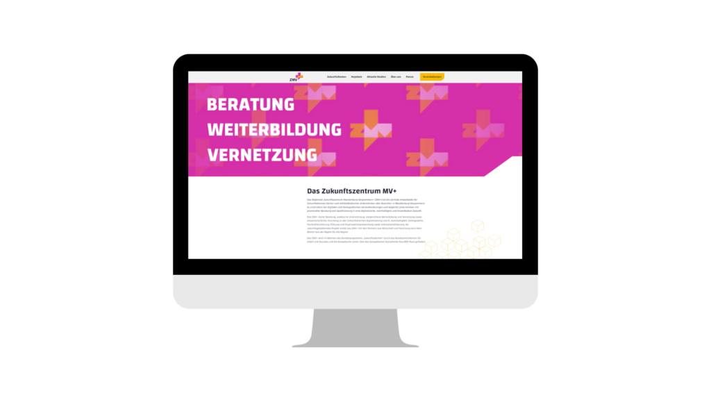 Zukunftszentrum MV+ präsentiert neue Website Zukunftszentrum MV+ präsentiert neue Website
