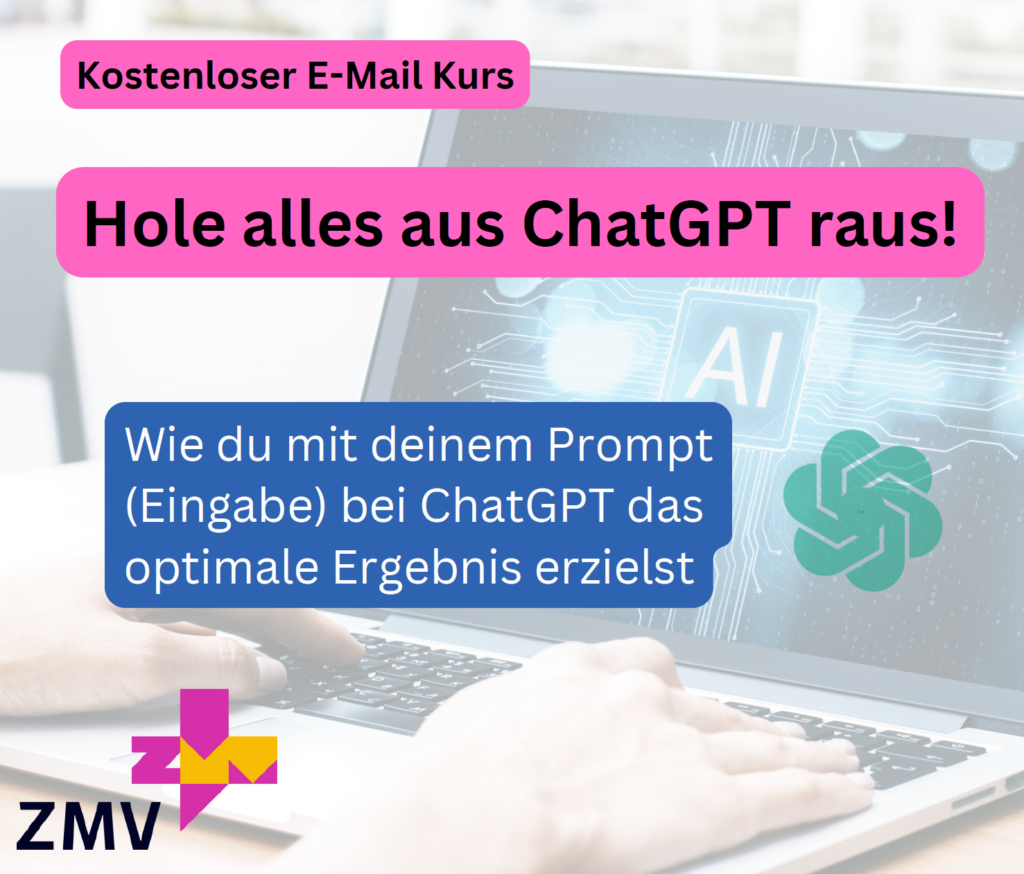 Kostenloser E-Mail-Kurs: Hole alles aus ChatGPT raus!