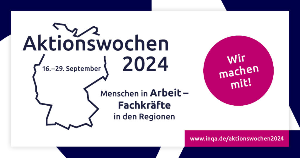 Wir machen mit bei den Aktionswochen zur Fachkräftesicherung 2024!